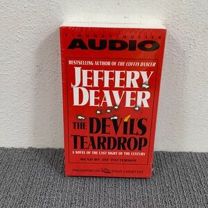The Devils TearDrop by Jeffery Deaver Audiobook 4 Cassettes 1999 Abridged New